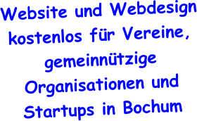 Webdesign kostenlos für Vereine
